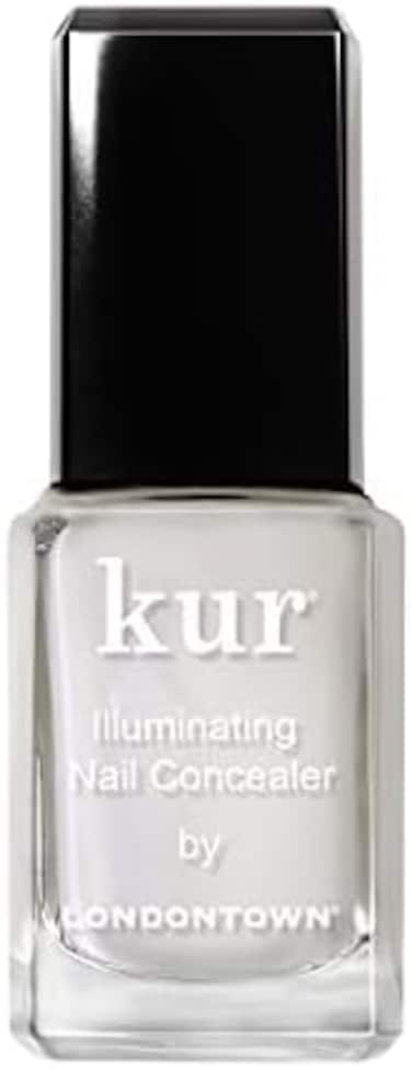 Londontown Kur Original Illuminating Nail Concealer, Vegan, Cruelty Free, Gluten Free, Paraben Free, Long Lasting Brightening Nail Polish Care For All, Milky White, 0.40 Fl Oz