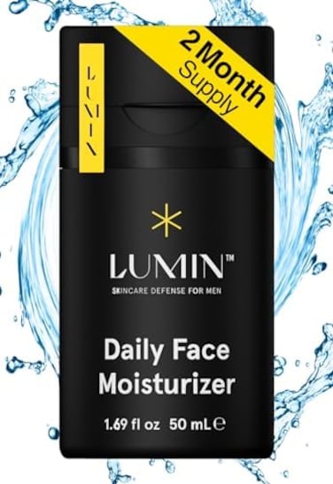 Lumin - Daily Face Moisturizer For Men - With Niacinamide, Mens Face Lotion, Mens Skin Care, Ideal For Normal &amp; Combination Skin, 50ml, 1-Pack
