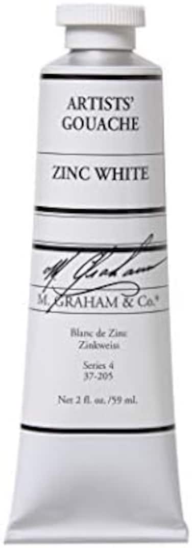 M. Graham &amp; Co. 2-Ounce Tube Gouache Paint, Zinc White