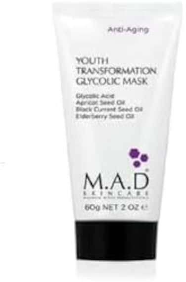 M.A.D Skincare Anti-Ageing Youth Transformation Glycolic Mask 60ml