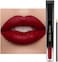 Maki Yika Dark Red Lipstick Long Lasting For Women, Burgundy Lipstick Smudge Proof Waterproof, Vampy Matte Lipstick No Transfer, Cruelty Free, Party Go