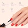 Manucurist Green Flash Top Coat - طبقة علوية نباتية شبه دائمة - 12 قطعة مجانية - ما يصل إلى 84٪ من المكونات الحيوية - صنع في فرنسا - زجاجة 15 مل