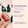 Manucurist Green Flash Top Coat - طبقة علوية نباتية شبه دائمة - 12 قطعة مجانية - ما يصل إلى 84٪ من المكونات الحيوية - صنع في فرنسا - زجاجة 15 مل