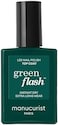Manucurist Green Flash Top Coat - طبقة علوية نباتية شبه دائمة - 12 قطعة مجانية - ما يصل إلى 84٪ من المكونات الحيوية - صنع في فرنسا - زجاجة 15 مل