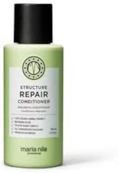 Maria Nila Structure Repair, Conditioner 100ml, For Damaged &amp; Chemically Treated Hair, Algae Extract Rebuilds &amp; Moisturizes, 100% Vegan &amp; Sulfate/Paraben Free