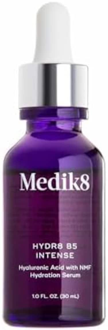Medik8 Hydr8 B5 Intense - مصل حمض الهيالورونيك للترطيب المكثف - تعزيز الرطوبة وتنعيم البشرة وعلاج تفتيحها لاستهداف الخطوط الدقيقة والتجاعيد - غني بمضادات الأكسدة - 1.0 أونصة