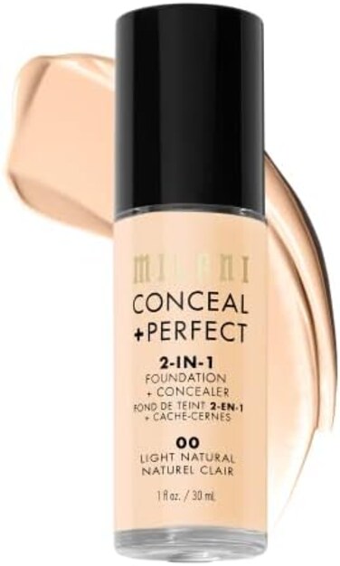 Milani Conceal Perfect 2-In-1 Foundation Concealer - Light Natural