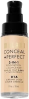 Milani Conceal Perfect 2-In-1 Foundation Concealer - Creamy Nude (30ml (Pack Of 1)) Cruelty-Free Foundation That Covers Under-Eye Circles, Blemishes &amp; Skin Discoloration For A Flawless Finish