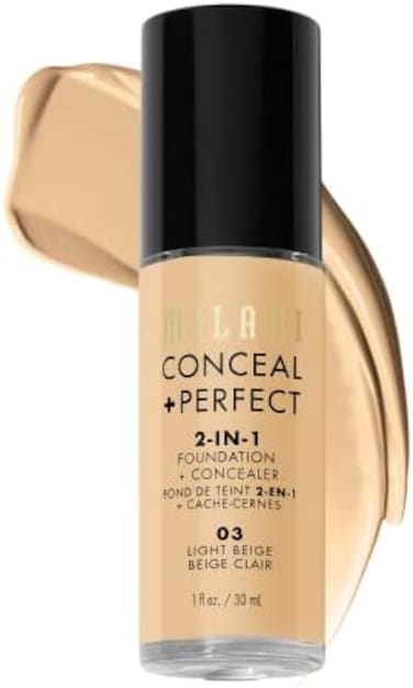 Milani Conceal + Perfect 2-In-1 Foundation - 03 Light Beige