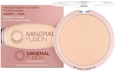 Mineral Fusion Pressed Powder Foundation - 01 Warm For Women 0.32 Oz Foundation