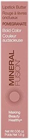 Mineral Fusion Lipstick Butter 0.06 Packaging May Vary, Pomegranate, 0.1411 Ounce