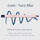 Eye Pencil, Navy Blue Eyeliner With Soothing Chamomile, Meadowfoam &amp; Vitamin E, Velvety Smooth, Hypoallergenic Eye Makeup To Line &amp; Define, Long-Lasting Eyeliner Pencil, Azure, 0.04 Oz