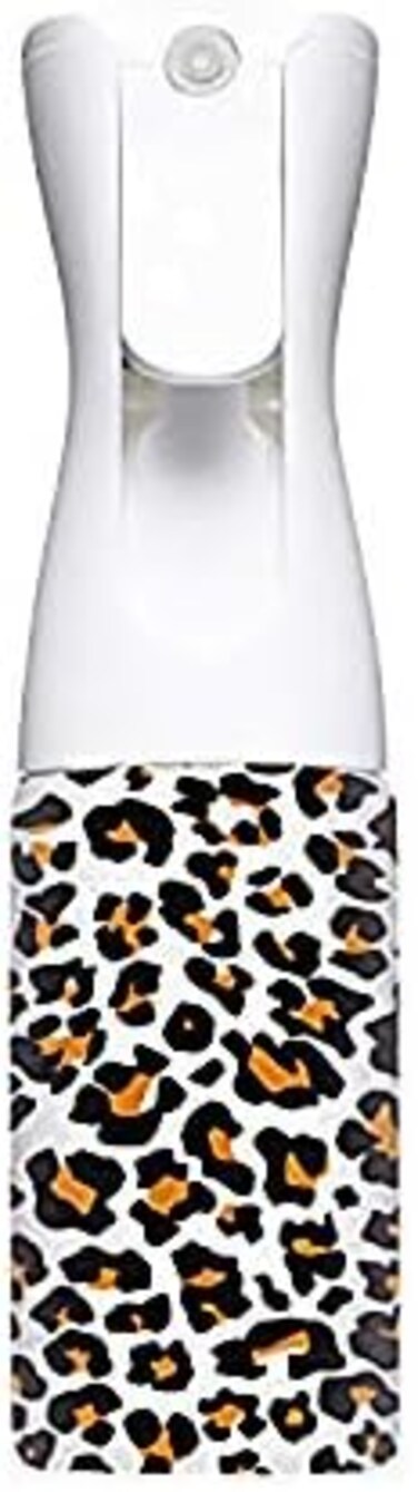Stylist Airless Aerosol Water Dispenser, Refillable Mist Spray Bottles, Good For Watering Plants, Showering Pets, Trigger Sprayer For Hair, 6Oz Leopard Print