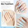 Modelones Gel Nail Polish, 15ml Spring Pastel Baby Blue Gel Polish 1 Pcs Soak Off LED Summer Light Blue Nail Polish Gel Nail Art Starter Salon Manicure Diy At Home 2022