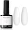 Modelones Gel Nail Polish, 1Pcs 15ml White Gel Nail Polish Soak Off White Gel Polish White Nail Polish Art Design For Women Girl Nail Lovers Gift Salon Diy Summer Gel Manicure