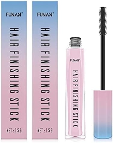 عبوة واحدة من عصا اللمسات النهائية للشعر، كريم شعر متطاير، كريم تشطيب للشعر الصغير المكسور، غير دهني وغير لزج