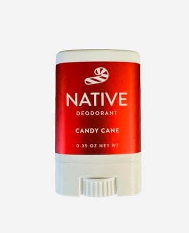 Native Candy Cane Mini Deodorant - 0.35Oz