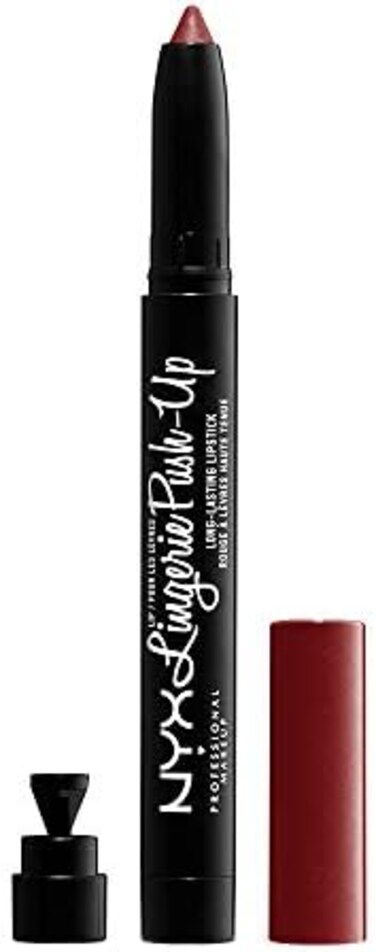 NYX Professional Makeup Lip Lingerie Push-Up Long-Lasting Lipstick, Exotic 12, Multi, 1 Count (Pack Of 1)