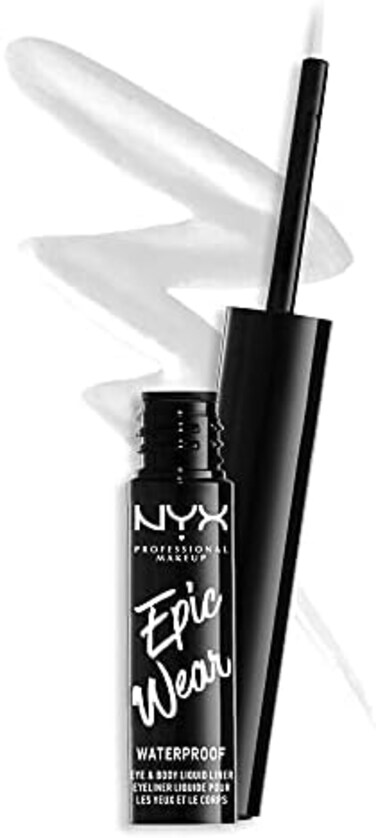 Epic Wear Liquid Liner, Long-Lasting Waterproof Eyeliner - White