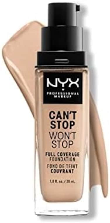 NYX Professional Makeup Can&#39;t Stop Won&#39;t Stop Full Coverage Foundation, Vanilla 06