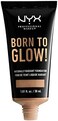 مكياج NYX الاحترافي ولد ليتوهج! كريم أساس مشع بشكل طبيعي، تان 12