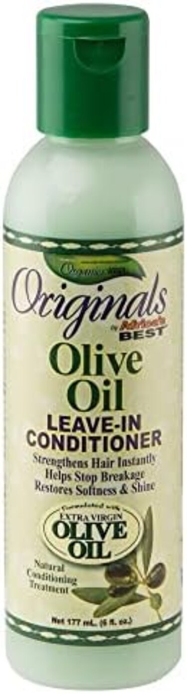Originals By Africa's Best Olive Oil Leave-In Conditioner, Stop Breakage And Strengthen Hair Instantly, Restores Shine, Moisturizing, Strengthening, Revitalizing, 6 Oz