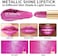 Oulac Pink Lipstick For Women With Metallic 3D Shine Lightweight Hydrating Formula, High Impact Lip Color, Full Coverage Lip Makeup, Christmas Gifts For Women, Velocity(15)