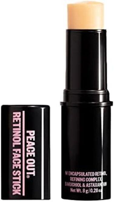 عصا ريتينول للوجه للعناية بالبشرة من بيس أوت. يقلل الخطوط الدقيقة والتجاعيد والملمس غير المتساوي باستخدام 3% من الريتينول المغلف (0.28 أونصة)