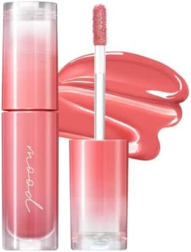 Ink Mood Glowy Tint, Lip-Plumping, Naturally Moisturizing, Lightweight, Glow-Boosting, Long-Lasting, Comfortable, Non-Sticky, Mask Friendly, No White Film (03 Rose In Mind)