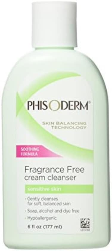 Fragrance Free Cream Cleanser For Sensitive Skin 6 Oz