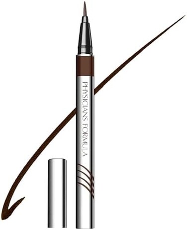 Physicians Formula Eye Booster, Lash-Enhancing 2-In-1 Eyeliner Serum, Dermatologist Approved, Hypoallergenic, Cruelty-Free &amp; Vegan - Deep Brown