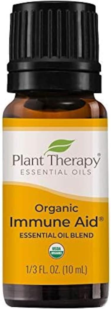 Plant Therapy Immune Aid Organic Synergy Essential Oil 10ml (1/3 Oz) 100% Pure, Undiluted, Therapeutic Grade