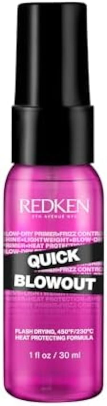 بخاخ ريدكين كويك بلو أوت للحماية من الحرارة لجميع أنواع الشعر، يقلل من وقت جفاف الشعر، بخاخ تجفيف الشعر، 1.0 أونصة سائلة. أوز.