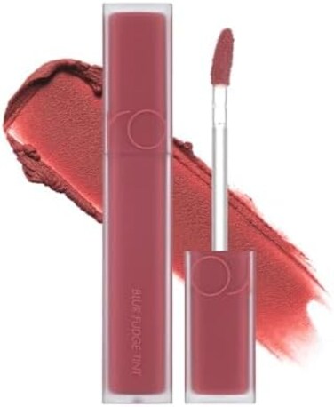 Rom&amp;Nd Blur Fudge Tint, Matte Lipstick  Light Weight  Cream Type  Super Stay  K-Beauty  Highly Pigment Moisturizing, 0.17Oz (02 Rosiental)