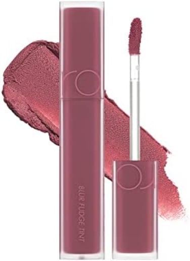 Rom&amp;Nd Blur Fudge Tint, Matte Lipstick  Light Weight  Cream Type  Super Stay  K-Beauty  Highly Pigment Moisturizing, 0.17Oz (06 Mauvish)