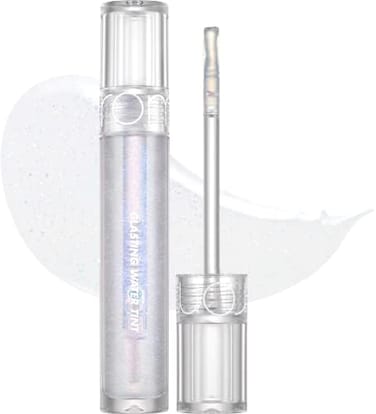 Rom&amp;Nd Glasting Water Gloss 2 Colors No. 00 Meteor Track, Syrupy Gloss Glossy Finish  Long-Lasting  Moisturizing  Highlighting  Natural-Beauty, Gloss For Daily Use K-Beauty, 4.5G/0.16Oz