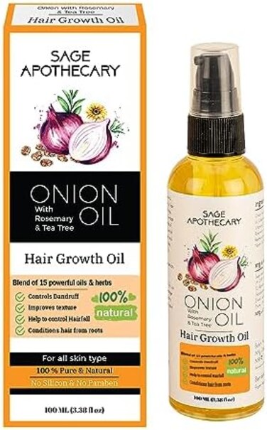 100% Natural Onion Oil For Effective Hair Growth