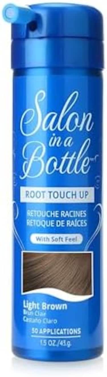 Instant Temporary Root Concealer Spray To Cover Up Roots And Gray Between Salon Trips - Professional Quality Spray Bottle For Hair Products For Women And Men - Light Brown, 60ml