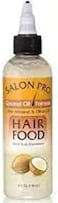 Salon Pro Hair Food, Coconut Oil With Almond &amp; Olive Oil, 4 Ounce