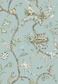 Scs3846 Robin Egg Chinoise Exotique Self Adhesive Wallpaper, Blue