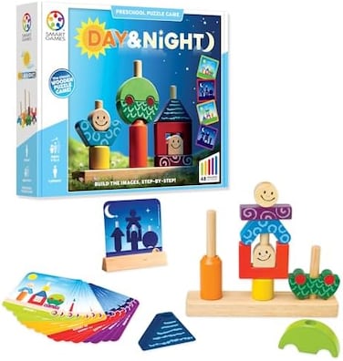 Smartgames Day And Night - Tabletop Game - Age 3+