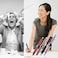 Fidget Spinning Pen With LED Light To Help Adhd Stress Reducer Ballpoint Pen Gift Pen Anti Anxiety With Gift Box Color Brown (Fs702)