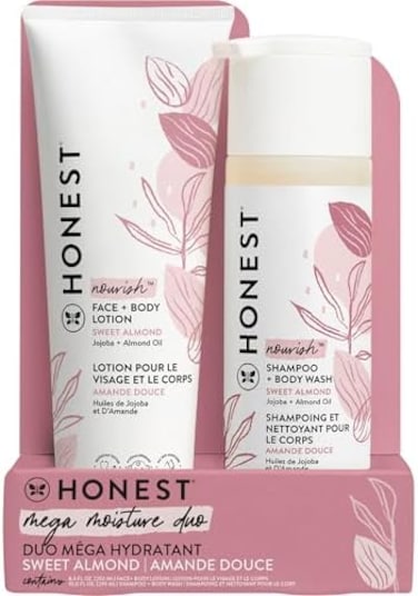The Honest Company Shampoo + Lotion Set, Sweet Almond, 18.5 Fl. Oz.