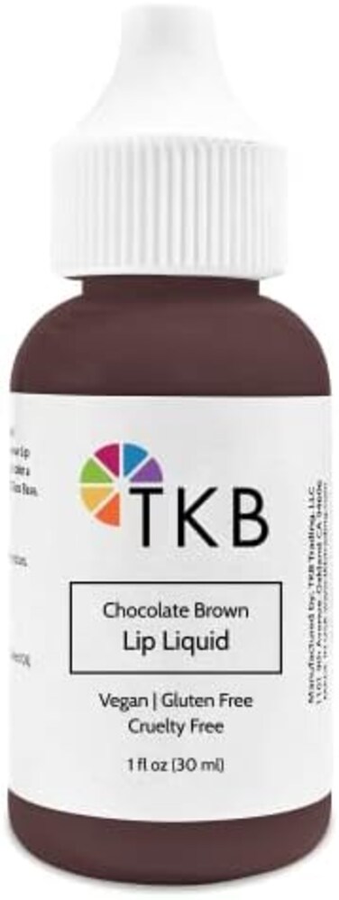 Tkb Trading, Llc Lip Liquid Color, Liquid Lip Color For Gloss Base, Diy Lip Gloss, Pigmented Lip Gloss And Lipstick Colorant, Moisturizing, Made In Usa (1Floz (30ml), Chocolate Brown)