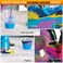 U.S. Art Supply Pouring Masters Tropical Turquoise Acrylic Ready To Pour Pouring Paint &ndash; Premium 8-Ounce Pre-Mixed Water-Based - For Canvas, Wood, Paper, Crafts, Tile, Rocks And More