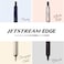 قلم حبر جاف زيتي 0.28 مم من Uni Jetstream Edge، جسم أبيض وأحمر (Sxn100328W.15)، أسود