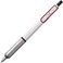 قلم حبر جاف زيتي 0.28 مم من Uni Jetstream Edge، جسم أبيض وأحمر (Sxn100328W.15)، أسود