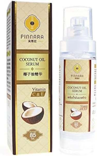 Pinnara Coconut Oil Serum Vitamin C &amp; E For Face, Hands, Body And Hair 85ml By Tuki Naturals
