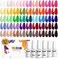 Vishine Gel Nail Polish Set - 45 Color Gel Nail Polish With Base Top Coat Lasting Nail Gel Polish Soak Off UV LED Gel Polish Manicure Kit 48Pcs 8ml