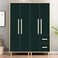 Wadile Peel And Stick Wallpaper 15.9In X 196.8In, Solid Color Contact Paper Waterproof, Vinyl Colored Wall Paper Self Adhesive, Textured Wallpaper Removable For Cabinets/Countertop, Dark Green
